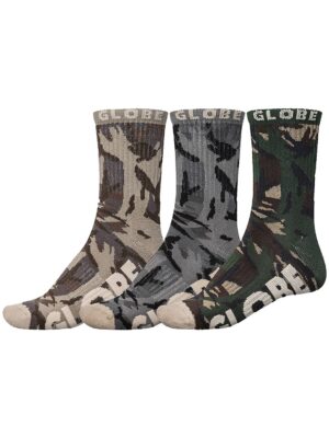 Globe Eco Camo Crew 7-11 3Pk Socks camo kaufen