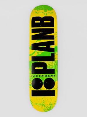 Plan B Team Original 8.25" Skateboard Deck fluor green kaufen
