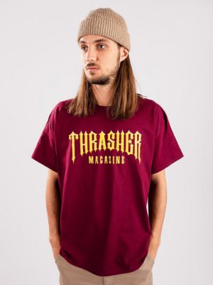 Thrasher Low Low Logo T-Shirt maroon kaufen